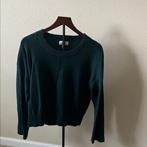 Evereve Deep Teal Crew Neck Sweater